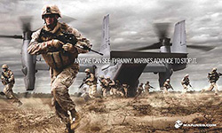 USMC recruiting makeup